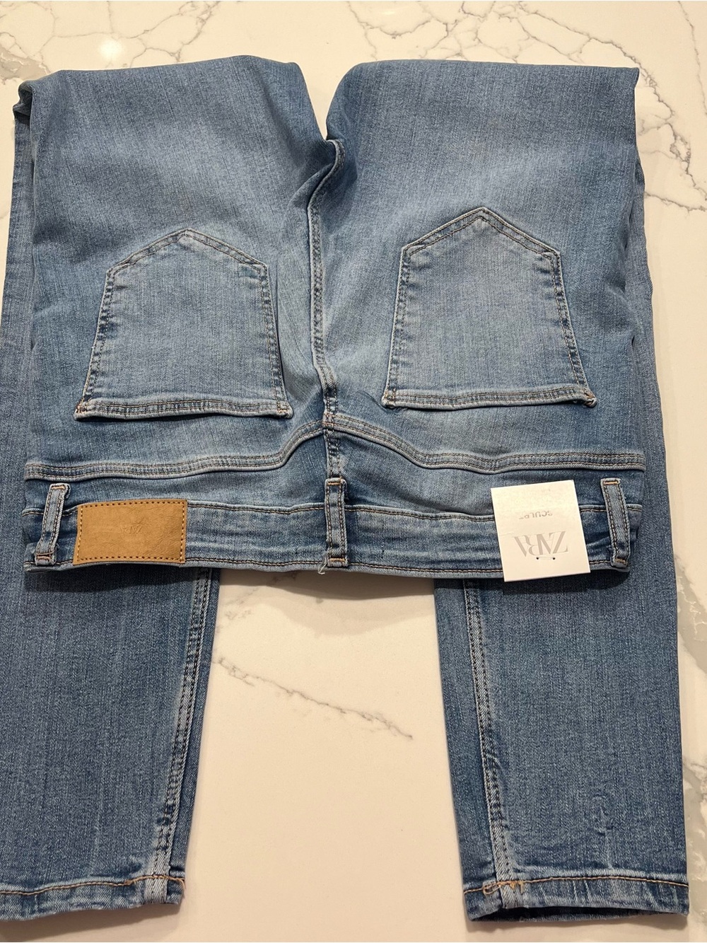 ZARA Women’s  Skinny Jeans in Mid Blue Wash - Size 8❤️ - Picture 6 of 13